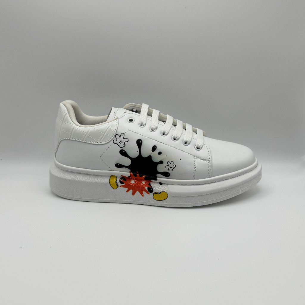 Brand New Custom Splash Women Fashion Sneaker Platform Comfortable Size 8